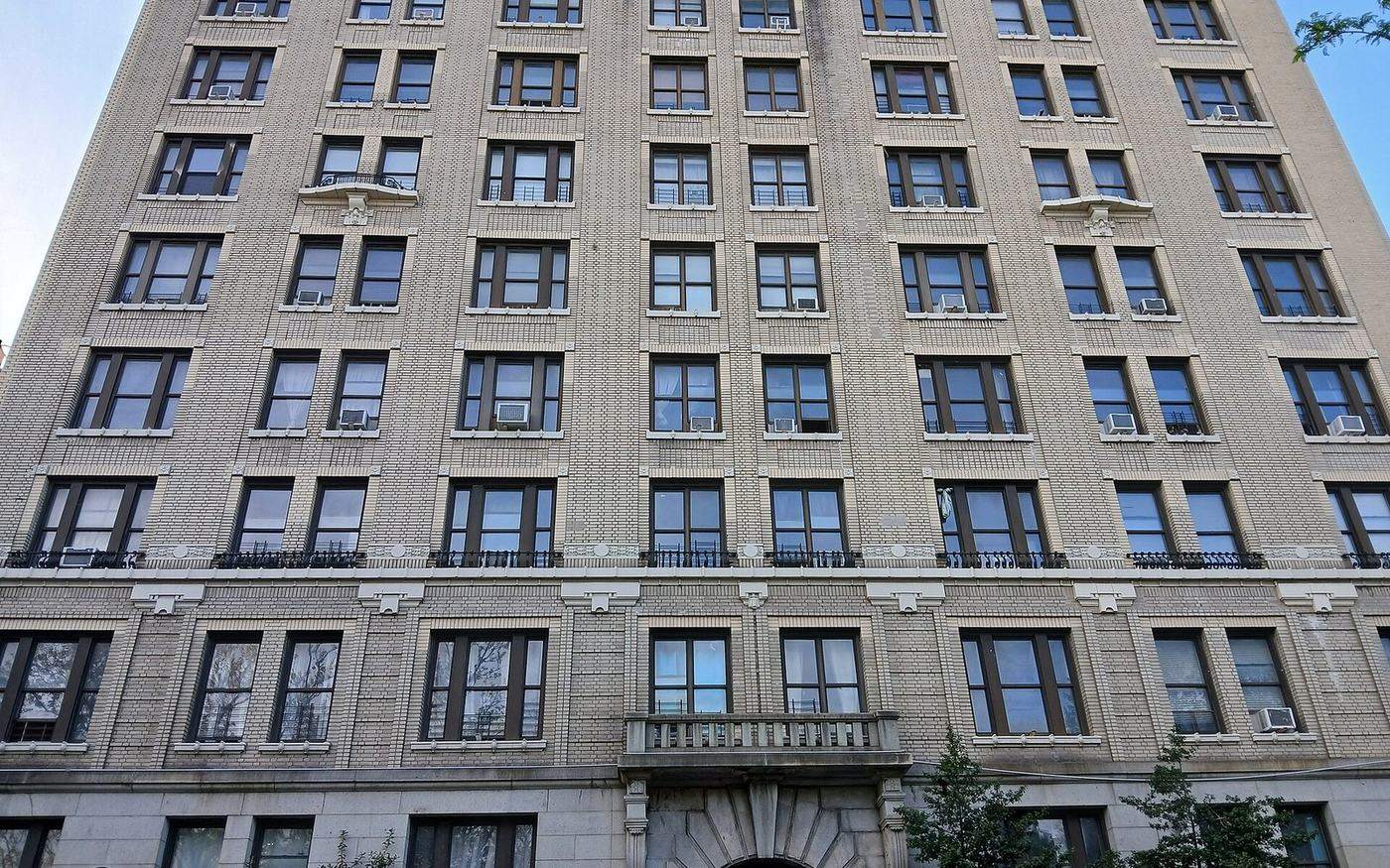 A prewar apartment building in Washington Heights, Manhattan, the kind of building most likely to contain rent-stabilized apartments.