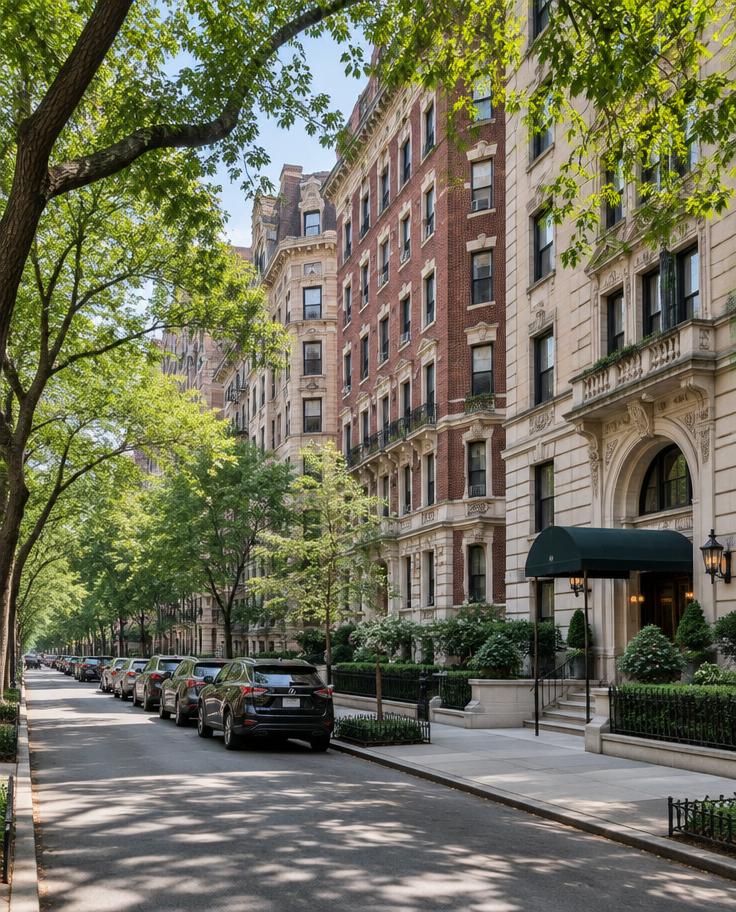 Illustrative Manhattan streetscape